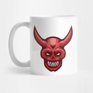 Red Devil Face Mug